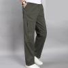 2023 Cargo Pants for Men Cargo Pants for Men Relaxed Fit Straight Sweatpants Casual Joggers Athletic Pants with Pockets Cycling Climbing Mens Joggers Sweatpants for Men Army Green 4X view 2