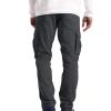 2023 Cargo Pants for Men Cargo Pants for Men Stretch Waist Twill Multi Pockets Baggy Joggers Causal Running Jersey Trousers Athletic Pants Mens Clothing Sweatpants for Men Black 5X view 2