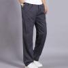 2023 Cargo Pants for Men Cargo Pants for Men Relaxed Fit Straight Sweatpants Casual Joggers Athletic Pants with Pockets Cycling Climbing Work Pants Sweatpants for Men Dark Gray 5X view 2