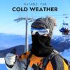 4 Pack Winter Neck Warmer Ski Face Mask: Fleece Neck Gaiter Mask Face Cover Balaclava Mask Scarf Motorcycle Gator for Men Women Snowboard Cycling Fishing Running Wind Protection Outdoor, Black view 3