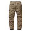 2023 Cargo Pants for Men Cargo Pants for Men Slim Fit Stretch Casual Multi-Pocket Straight Sweatpants Loose Joggers Athletic Pants Outdoor Golf Pants Men Sweatpants for Men Khaki 4X view 2
