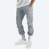 2023 Cargo Pants for Men Mens Cargo Pants Classic Fit Cotton Drawstring Casual Joggers Athletic Trousers Elastic Waist Straight Sweatpants Mens Work Pants Sweatpants for Men Gray M view 3