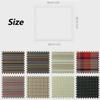 10 Pcs Plaid Interlocking Foam Mats Cotton Linen Foam Floor Mats Bohemian Style Interlocking Carpet Tiles for Home Gym, Floor Protection, Yoga, Fitness, Playroom, Exercise (Plaid red) view 3