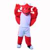 Red Giant Dragon Mascot Costume Animal Cartoon Adults