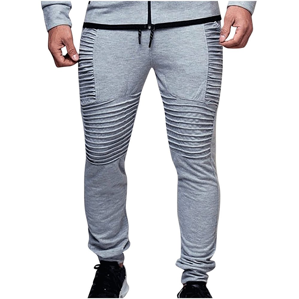 2023 Cargo Pants for Men Stretch Fit Cargo Work Pants for Men 2023 Drawstring Hiking Jogger Athletic Pants Casual Beam Feet Sweatpants Mens Pants Sweatpants for Men Gray M