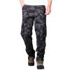 2023 Cargo Pants for Men Mens Cargo Pants with Pockets Stretch Camo Multi Pockets Sport Sweatpants Camouflage Causal Joggers Athletic Pant Mens Work Pants Sweatpants for Men Black 5X view 1