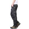 2023 Cargo Pants for Men Mens Cargo Pants with Pockets Stretch Camo Multi Pockets Sport Sweatpants Camouflage Causal Joggers Athletic Pant Mens Work Pants Sweatpants for Men Black 5X view 2