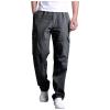 2023 Cargo Pants for Men Mens Cargo Pants with Pockets Loose Fit Cotton Straight Sweatpants Outdoor Sport Jogger Casual Athletic Trousers Tactical Pants for Men Stretch Sweatpants for Men Gray 5X view 1