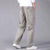 2023 Cargo Pants for Men Cargo Pants for Men Big and Tall Lounge Joggers Athletic Trousers Casual Loose Straight Sweatpants Multi Pockets Hiking Pants for Men Sweatpants for Men Gray 4X view 4