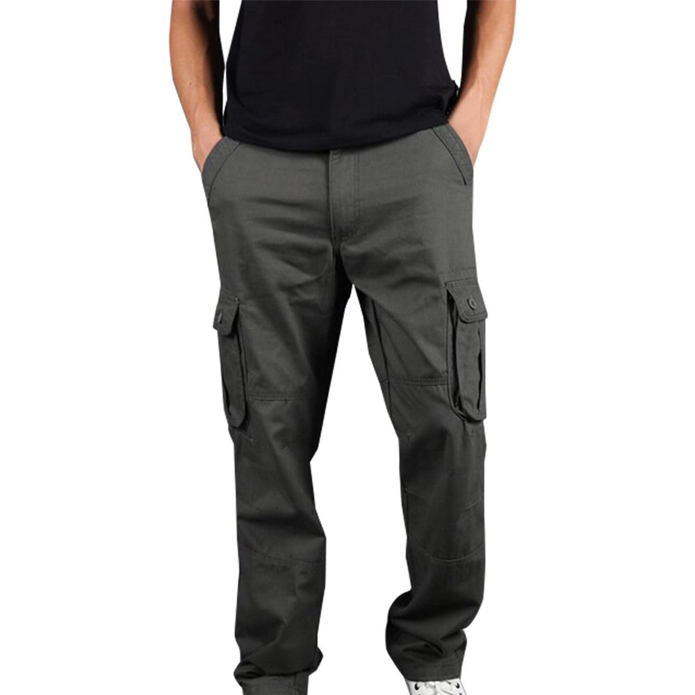2023 Cargo Pants for Men Mens Cargo Pants Relaxed Fit Cotton Outdoor Jogger Athletic Pants Loose Trousers Causal Straight Sweatpants 2023 Camo Cargo Pants Sweatpants for Men Army Green 4X
