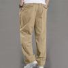 2023 Cargo Pants for Men Cargo Pants for Men Relaxed Fit Casual Cotton Baggy Joggers Athletic Pants Outdoor Fashion Sport Sweatpants 2023 Baggy Sweatpants for Men Sweatpants for Men Yellow M view 3