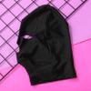 Lorilida Adult Full-face Mask Headgear Breathable Balaclava Hood Hollow Out Face Masks UV Protection Mask for Outdoor Sports Black B Small view 2
