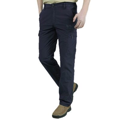 2023 Cargo Pants for Men Cargo Pants for Men Relaxed Fit Stretch Cycling Joggers Athletic Trousers Causal Straight Sweatpants with Pockets Camo Pants Sweatpants for Men Blue M