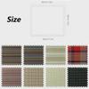 10 Pcs Plaid Interlocking Foam Mats Cotton Linen Foam Floor Mats Bohemian Style Interlocking Carpet Tiles for Home Gym, Floor Protection, Yoga, Fitness, Playroom, Exercise (Striped Brown) view 3