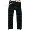 2023 Cargo Pants for Men Mens Cargo Pants Big and Tall Relaxed Fit Cotton Multi Pockets Jogger Sport Trousers Causal Straight Sweatpants Mens Work Pants Sweatpants for Men Black 5X view 1