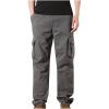 2023 Cargo Pants for Men Cargo Pants for Men Relaxed Fit Big and Tall Multi Pockets Straight Athletic Sweatpants Causal Baggy Joggers 2023 Black Sweatpants Sweatpants for Men Gray 4X view 1