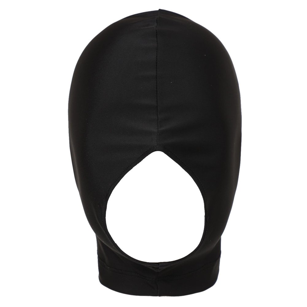 Lorilida Adult Full-face Mask Headgear Breathable Balaclava Hood Hollow Out Face Masks UV Protection Mask for Outdoor Sports Black C Large