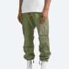 2023 Cargo Pants for Men Cargo Pants for Men Work Stretch Drawstring Joggers Athletic Sweatpants Casual Multi Pockets Utility Trousers Mens Work Pants Sweatpants for Men Army Green 5X view 4