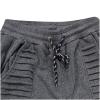 2023 Cargo Pants for Men Stretch Fit Cargo Work Pants for Men 2023 Drawstring Hiking Jogger Athletic Pants Casual Beam Feet Sweatpants Mens Khaki Pants Sweatpants for Men Dark Gray 4X view 3
