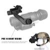 NVG Mount J Arm PVS 14 Helmet Mount Plastic Rhino Mount Adapter for Night Vision Goggles PVS14/ PVS7/ PVS15 view 2