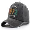 54 Birthday Decorations for Women Men, Limited 1972 Edition Hats, Fathers Day Retirement Gifts for Dad Mom Grandma Grandpa, 54 Years Old Baseball Cap view 2
