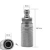Paintball PCP 8mm Male Quick-Disconnect Plug Adapter with 8mm Female Quick-Disconnect Coupling Adapter Stainless Steel Coupler HPA CO2 Air Tank Refill Connector (Stainless Steel) view 3