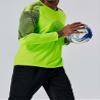 Fldy Kids Boys Soccer Jersey Goalkeeper Padded Goalie Shirt Long Sleeve Training Soccer Jersey Uniforms Fluorescent Green D 13-14 Years view 4