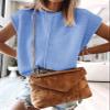 Akivide Womens Sleeveless Sweater Vest Trendy Lightweight Casual Oversized Loose Knit Tank Top Pullover Fall Winter Outfit view 3