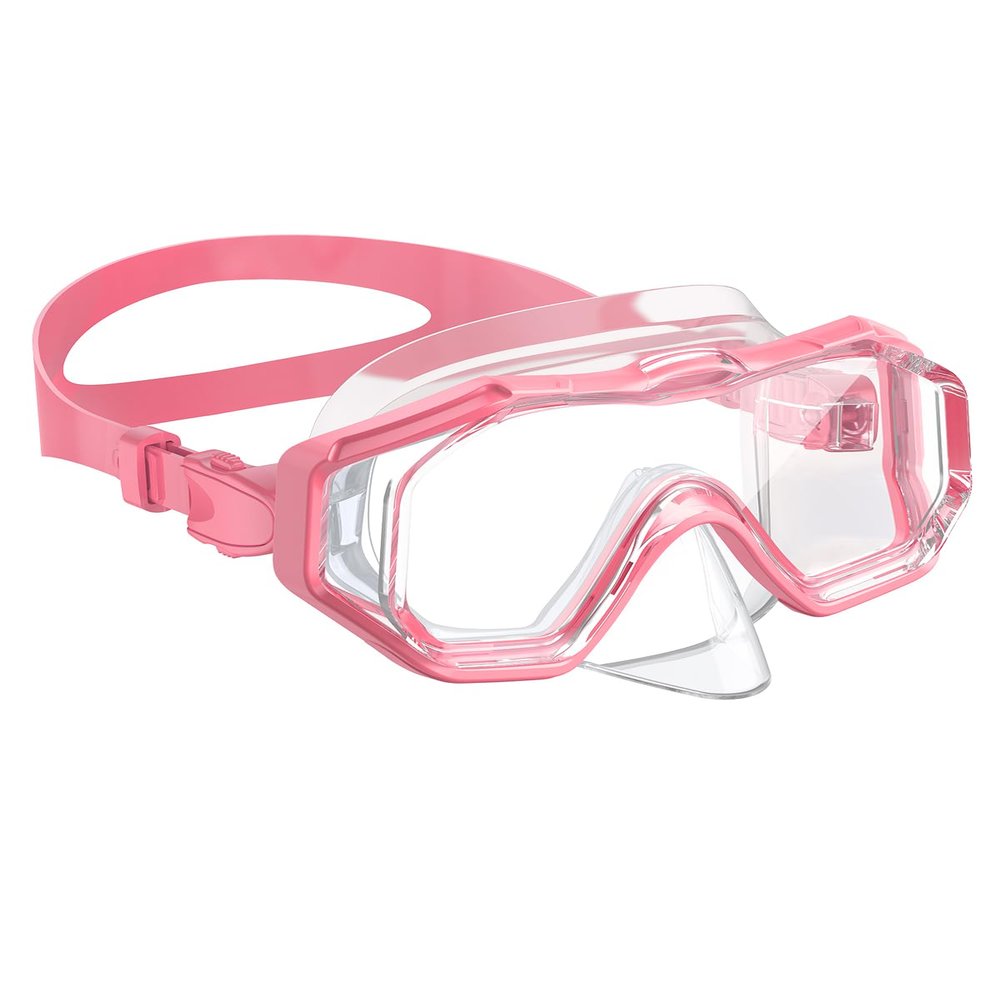 WSTOO Kids Swim Goggles with Nose Cover - Leak-Proof and Fog-Proof with Soft Silicone Seal, HD 3-Window Wide Vision Shatterproof Lens for Safe and Clear View, Adjustable for Children 5-15 Years Old
