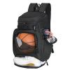 LARIPOP Basketball Backpack Large Sports Bag, Gym Bag with Ball Compartment and Shoe Compartment to Store Sports Shoes Water Bottles Laptops and Daily Necessities, Widely Used in Basketball, Soccer view 1