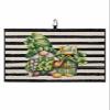 Golf Towels for Golf Bags with Clip - Funny Microfiber Waffle Pattern Golf Towel Happy St. Patrick's Day Gnome Lucky Clover Black Stripes Beige Golf Accessories for Men and Women Gifts 24x16 Inch view 1