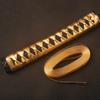 4.4 Yard Synthetic Leather Ito Tsukamaki Sageo Handle Wrapping Cord Scabbard Rope for Japanese Sword Katana Wakizashi Tanto view 2