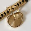 4.4 Yard Synthetic Leather Ito Tsukamaki Sageo Handle Wrapping Cord Scabbard Rope for Japanese Sword Katana Wakizashi Tanto view 3