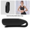 The Lord of the Tools Clip Holder Compatible with Fitbit Charge 5 Fitness Tracker Pocket Clip Replacement Portable Soft Silicone Case Cover Black view 2