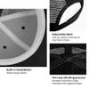 Unisex Custom Embroidered Mesh Baseball Cap Flat Hip Hop Hats for Men Women Sun Hat Snapback Hats Blackwhite view 4