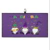 SEVENBABU Golf Towels for Golf Bags with Clip - Funny Microfiber Waffle Pattern Golf Towel Mardi Gras Cute Gnomes with Colorful Beads and Hat Golf Accessories for Men and Women Gifts 24x16 Inch view 1