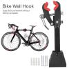 UPQRSG Bike Wall Mount, CX-11 Bike Wall Hook Hanger, Heavy Duty Bike Hanger with Nylon Clamp, Adjustable Bike Parking Balancing Scooter Adjustable Rack for Indoor Garage Shed view 2