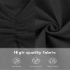 Daydance Black Gymnastic Leotards for Girls Ballet, Dance with Flutter Sleeve view 3