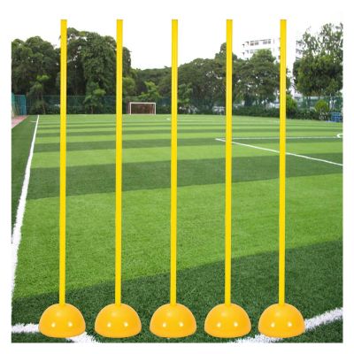 YXXSDP 5 Pcs Agility Training Poles, Pro Speed Slalom Poles Fitness Equipment, Outdoor Sports and Fitness for Practice Lateral Speed Balance (Size : 1m/39.4inch)