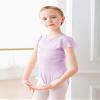 Daydance Purple Dance Leotards for Girls Ballet, Gymnastics with Flutter Sleeve view 3