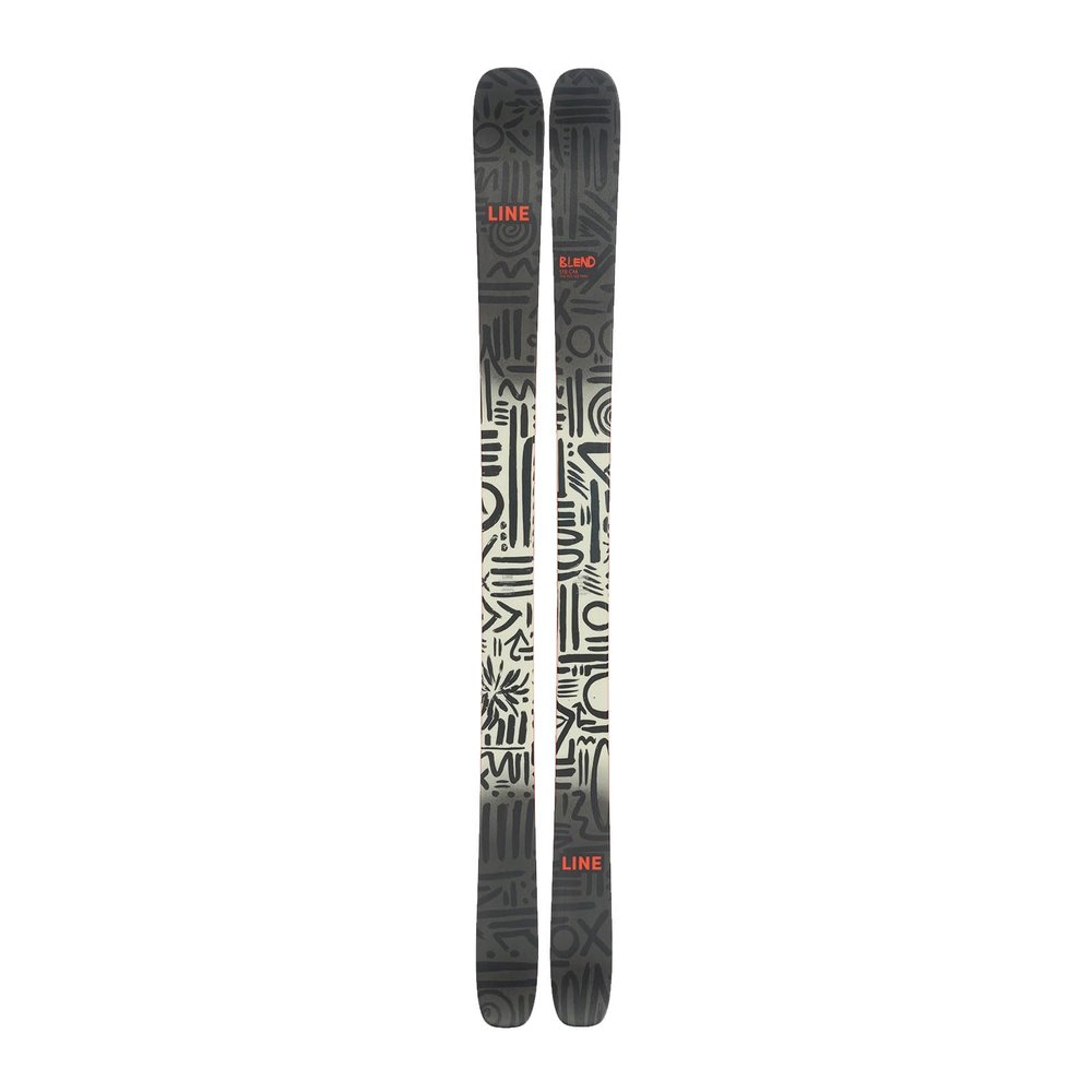LINE Men's Blend Carbon Durable Stable Lightweight Freestyle Snow Skis 2024, 178