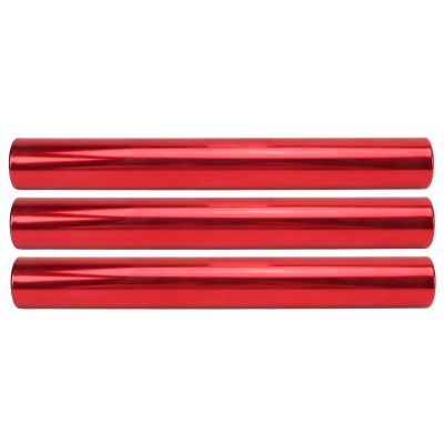 EVTSCAN 3Pcs Aluminum Alloy Track Field Relay Batons - Track Batons Race Equipments for Running Race Team for Outdoor Running Race Student Relay Events(D)