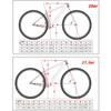 DHNCBGFZ Carbon Mountain Bike Frame 27.5er/29er Hardtail Mountain Bike Frame 15''/17''/19'' Disc Brake Bike Frame QR135mm BSA92mm Routing Internal(Glossy Black,29x17'') view 4