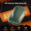 Hand Warmers Rechargeable 2 Pack, 3-Settings Rechargeable Hand Warmer, AI Smart Heating, Pocket Portable Electric Hands Warmer, Magnetic Handwarmers, A Winter for Loved Ones, Green view 2