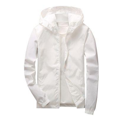 Rain Jacket for Mens Lightweight Waterproof Rain Shell Jacket Raincoat with Hood for Golf Cycling Windbreaker Raincoats Classic Fit Cycling Raincoat Outdoor Activities