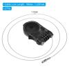 PATIKIL 3.28 Feet Retractable Cable Lock, 2 Pack 3 Digit Steel Cable Rope Portable Resettable Adjustable Code Lock for Bicycle Outdoor Use, Black view 2