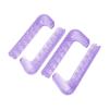 HERCHR Adjustable Skate Guards, 2 Pairs Portable Ice Skate Blade Covers Hockey Protector with 4pcs Springs for Figure Skates Ice Skate Guards Hockey Skate Guards Hockey Equipment(Purple) view 3