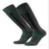 DANISH ENDURANCE Merino Wool Thermal Ski Socks, Shin Padding, Warm 1 Pack, Dark Grey/Green, Large view 1