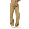 High Waist Baggy Parachute Cargo Pants Women Stretchy Relaxed Fit Straight Wide Leg Y2K Teen Girls Fashion Jeans Pants view 1