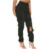 Cargo Pants Parachute Womens Relaxed Fit Casual Hiking Streetwear Elastic Camo Pants Fashion Y2K Teen Girls Trousers view 3